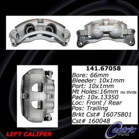 Centric 141.67058 - Semi-Loaded Brake Caliper with New Phenolic Pistons