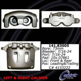 Centric 142.83005 - Posi Quiet Loaded Caliper with New Phenolic Pistons