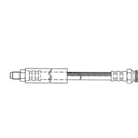 Centric Brake Hose, Centric Parts 150.10002