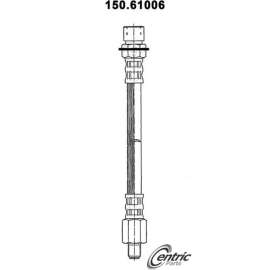 Centric Brake Hose, Centric Parts 150.61006