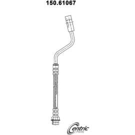 Centric Brake Hose, Centric Parts 150.61067