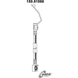 Centric Brake Hose, Centric Parts 150.61068