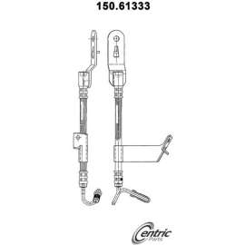 Centric Brake Hose, Centric Parts 150.61333