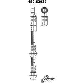 Centric Brake Hose, Centric Parts 150.62039