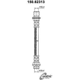 Centric Brake Hose, Centric Parts 150.62313