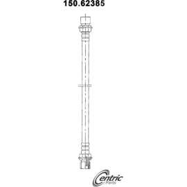 Centric Brake Hose, Centric Parts 150.62385