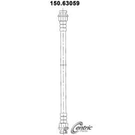 Centric Brake Hose, Centric Parts 150.63059