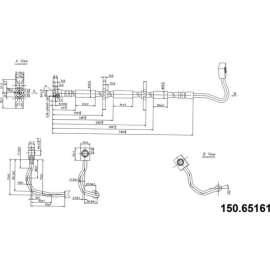 Centric Brake Hose, Centric Parts 150.65161