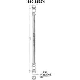 Centric Brake Hose, Centric Parts 150.65374