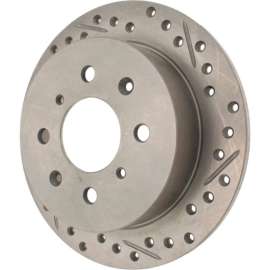 StopTech Select Sport Drilled and Slotted Brake Rotor; Rear Left, StopTech 227.40017L