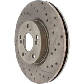 StopTech Select Sport Drilled and Slotted Brake Rotor; Front Left, StopTech 227.40057L