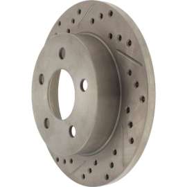 StopTech Select Sport Drilled and Slotted Brake Rotor; Rear Right, StopTech 227.61042R