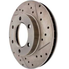 StopTech Select Sport Drilled and Slotted Brake Rotor; Front Left, StopTech 227.68000L