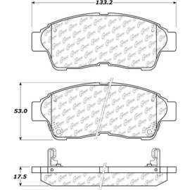 Centric 301.05620 - Premium Ceramic Pads with Shims & Hardware