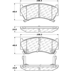 Centric 301.06680 - Premium Ceramic Pads with Shims & Hardware