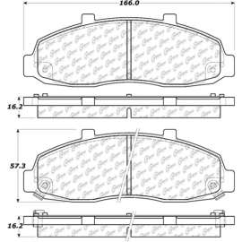 Centric 301.06790 - Premium Ceramic Pads with Shims & Hardware