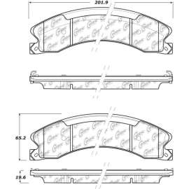 Centric Fleet Performance Brake Pads with Hardware, Centric Parts 306.15650