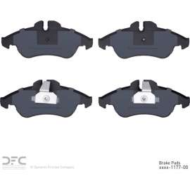 Dynamic Friction Company 1214-1177-00 - Heavy Duty Semi-Metallic Front Disc Brake Pads