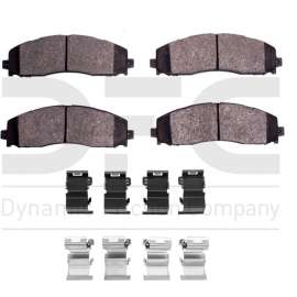 Dynamic Friction Company 1214-1691-01 - Heavy Duty Semi-Metallic Rear Disc Brake Pads