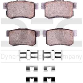 Dynamic Friction Company 1310-1086-01 - 3000 Ceramic Rear Disc Brake Pads