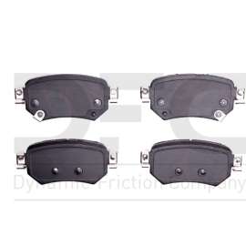 DFC 3000 Ceramic Brake Pads - Dynamic Friction Company 1310-1874-00