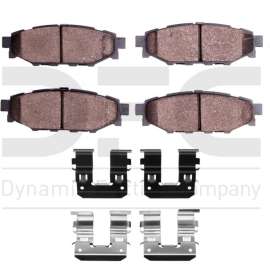 Dynamic Friction Company 1311-1114-01 - 3000 Semi-Metallic Rear Disc Brake Pads