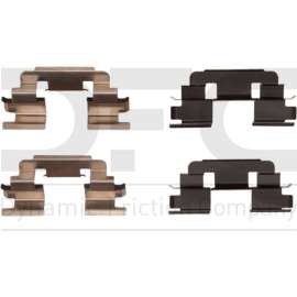DFC Disc Brake Hardware Kit - Dynamic Friction Company 340-11000