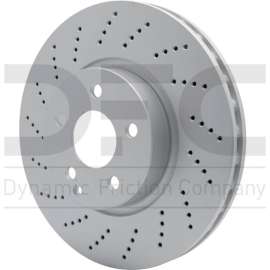 Dynamic Friction Company 624-63085 - GEOSPEC Drilled Front Passenger Side Brake Rotor