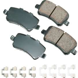 Akebono AKEUR1307A EURO Ultra Premium Ceramic Disc Brake Pad Kit