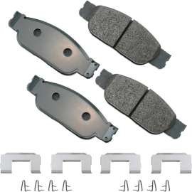 Akebono AKEUR805 EURO Ultra Premium Ceramic Disc Brake Pad Kit