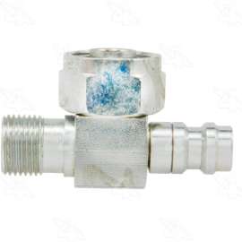 Four Seasons 14718 - R134A Steel Service Valve A/C Compressor Fitting