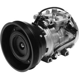 Denso 471-0161 - A/C Compressor with Clutch (Remanufactured)