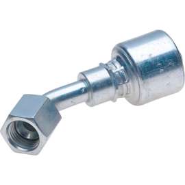 Gates G25175-0404 - 45 Bent Tube Female JIC 37 Flare Swivel