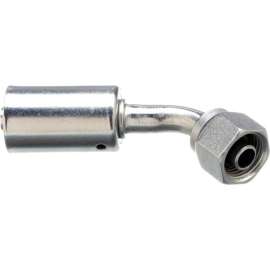 Gates G45591-0606 - 45 Bent Tube Female SAE Tube O-Ring Nut Swivel