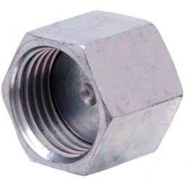 Gates G60701-0008 - Female Flat-Face O-Ring Cap (SAE to SAE)