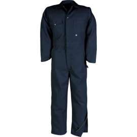 Big Bill Deluxe Work Coverall With Leg Zippers, 58 Regular, Navy
