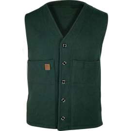 Big Bill Wool Relaxed Fit Outdoor Vest, S, Green