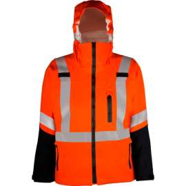 Big Bill Casual Duck Jacket With Reflective Tape, 2XL, Orange