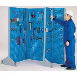 Bott - Freestanding Toolboard, Single-Sided Louvered Panel, 20"W, 4 Panel, Starter