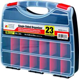 Quantum Storage Systems ORG81532 Single Sided Organizer - 23 Compartments - 15"L x 12-1/4"W x 2-3/4"H