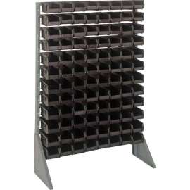Quantum QRU-12S-220-96 Single Sided 12 Rail Unit With 96 QUS220 Ultra Stack & Hang Bins, Black