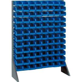 Quantum QRU-12S-220-96 Single Sided 12 Rail Unit With 96 QUS220 Ultra Stack & Hang Bins, Blue