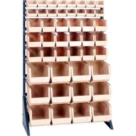 Quantum QRU-16S-220230240 Single Sided 16 Rail Unit w/ 16 QUS220, 18 QUS230, 12 QUS240 Bins Ivory