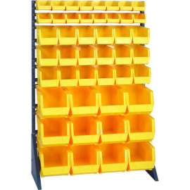 Quantum QRU-16S-220230240 Single Sided 16 Rail Unit w/ 16 QUS220, 18 QUS230, 12 QUS240 Bins Yellow