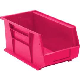 Ultra Stacking & Hanging Bin QUS240PK 8-1/4"W x 14-3/4"D x 7"H, Pink