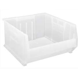 Quantam Storage 23-7/8" x 22-1/2" x 12" Hulk 24" Container, Clear, Polypropylene
