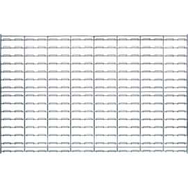 Quantum Chrome Wire Louvered Panel WLP-3048C 48"W x 30"H, 175 Capacity Lbs.