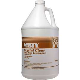 Misty Crystal Clear Dust Mop Treatment, Gallon Bottle, 4 Bottles - 1003411