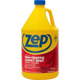 Zep High-Traffic Carpet Spot Remover & Cleaner, Gallon Bottle, 4 Bottles - ZUHTC128