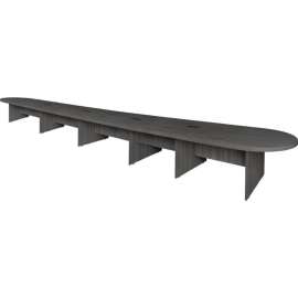 Regency Legacy 288" Modular Racetrack Conference Table with 4 Power Data Grommets, Ash Grey